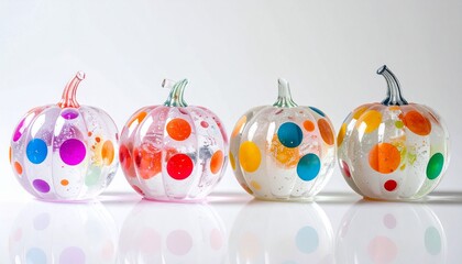 Frozen Polka: Ice Pumpkins as Surreal Art Objects