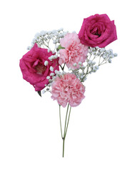 bouquet of pink roses