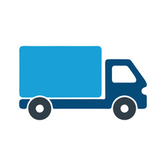 vector delivery truck vector illustration