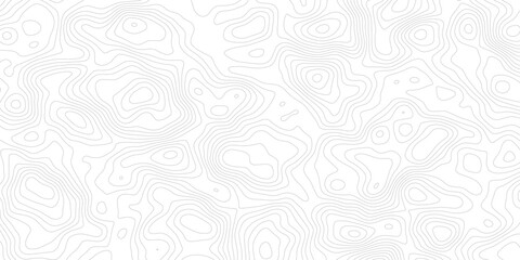 Topographic wave and curve line contour map background. Abstract wavy topographic map and curved lines background. Abstract geographic wave grid line map.	