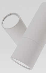 Kraft Paper Tube Packaging Mockup 66x186mm