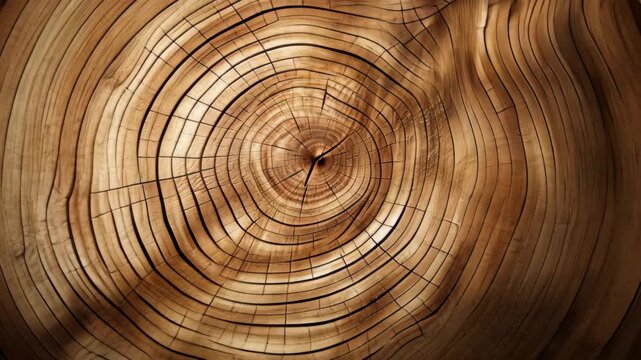 Timeless Testimony: An intimate view of a tree's heart, its growth rings revealing a silent chronicle of nature's relentless journey, whispering tales of years etched into its very being.