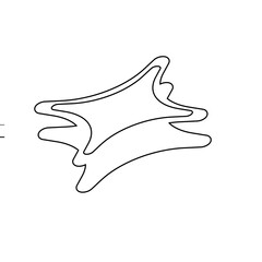 Formas geométricas abstractas en blanco y negro / Abstract geometric vector shapes in black and white