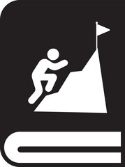 Educational journey and personal development icon