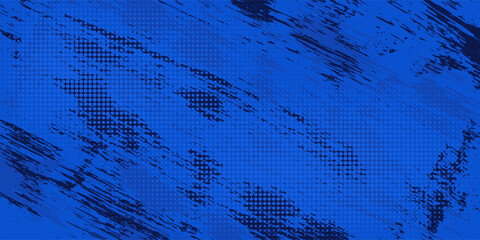 blue color pattern gradient grunge texture background. Dots pop art comics sport style vector illustration Abstract background dark blue with modern corporate concept