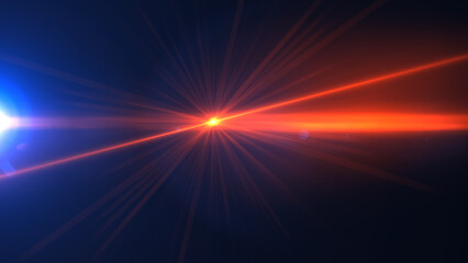 Golden sun flare.bright warm glow lens.abstract design	
