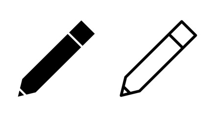 Fototapeta premium Pencil icon symbol for apps and websites. pen sign and symbol. edit icon vector