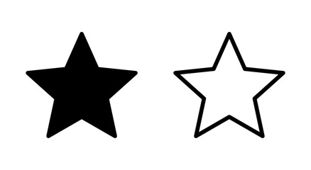 Obraz premium Star icon symbol for apps and websites. rating sign and symbol. favourite star icon