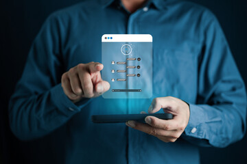 AI assistant on mobile device managing content generation for text, video, music, and image with smart automation, providing convenient access to multimedia tools