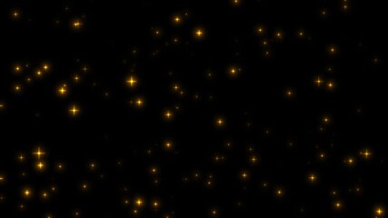 Magical Fairy Dust Twinkling Stars Background. Sparkling Star Light Glitter Fairy Effect. A beautiful shiny glowing stars and fairy twinkle animation featuring magical sparkling lights and glittering  - Powered by Adobe