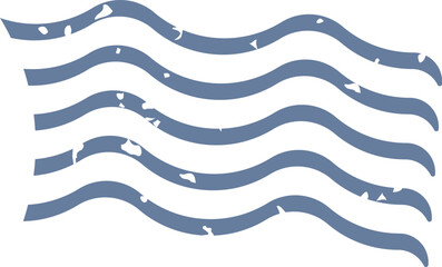 Grunge Wavy Lines Pattern