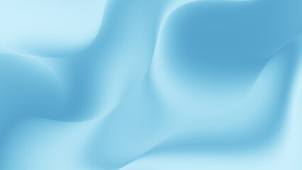 Soft light blue fluid abstract background with smooth flowing gradients and gentle fluid texture
