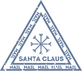 Santa Claus Mail Postage Stamp