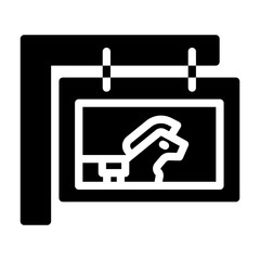 signboard Solid icon