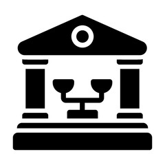 courthouse Solid icon