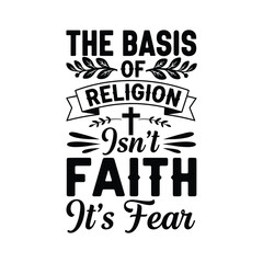 Bold typography design with religious text and floral elements silhouette, Christian Quote SVG, Religious SVG, Jesus SVG, Faith SVG.