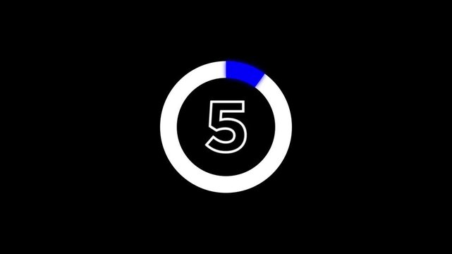 Circular Percentage Infographic on black black background.