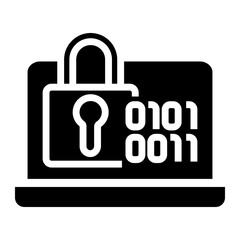 cyber attack Solid icon