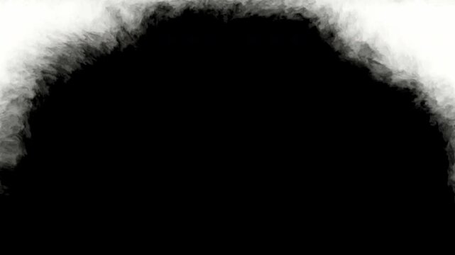 Abstract smoke slowly rising on white background creating a dramatic visual for artistic projects or backgrounds