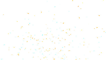 Party Celebration Confetti Transparent Overlay. Colorful Confetti Falling Isolated PNG. Multicolor Confetti Transparent Background. bright confetti isolated on transparent bg