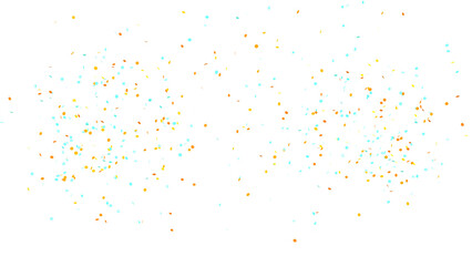 Party Celebration Confetti Transparent Overlay. Colorful Confetti Falling Isolated PNG. Multicolor Confetti Transparent Background. bright confetti isolated on transparent bg