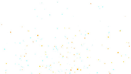 Party Celebration Confetti Transparent Overlay. Colorful Confetti Falling Isolated PNG. Multicolor Confetti Transparent Background. bright confetti isolated on transparent bg