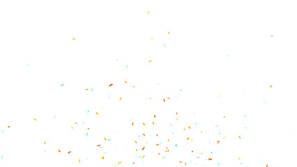 Party Celebration Confetti Transparent Overlay. Colorful Confetti Falling Isolated PNG. Multicolor Confetti Transparent Background. bright confetti isolated on transparent bg
