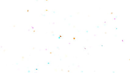 Party Celebration Confetti Transparent Overlay. Colorful Confetti Falling Isolated PNG. Multicolor Confetti Transparent Background. bright confetti isolated on transparent bg