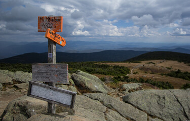 Mount Moosilauke Summit Signs
