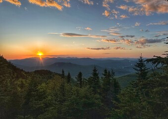 Obraz premium White Mountains Sunset