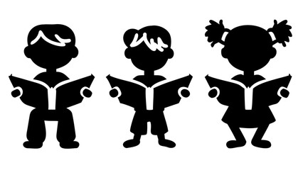 Children's book club excitement with kids engrossed in reading, perfect for educational resources, library promotions, and sparking a love of literature