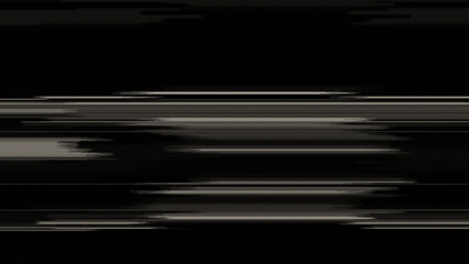 Abstract digital glitch effect with horizontal lines and distorted patterns vector