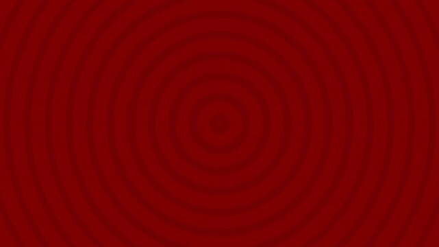 Circle background illusion a vibrant pattern of concentric circles in shades of red creates an optical illusion.
