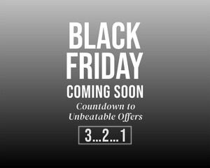 Black Friday Coming Soon Countdown Offers