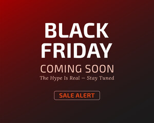 Black Friday Coming Soon Sale Alert