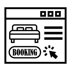 hotel service Line Icon