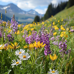 Obraz premium field of flowers