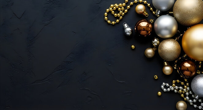 Luxury Black and Gold Background &mdash; Metallic Elegant Decorative Design Texture
