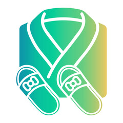 hotel service Gradient icon