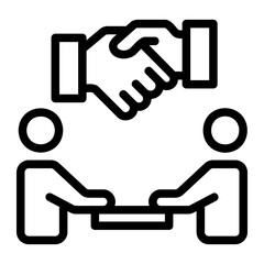 humanitarian Line Icon