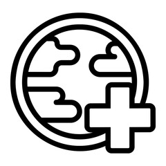 Obraz premium humanitarian Line Icon