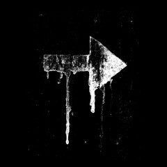 Abstract Ink Stain with Alpha Channel