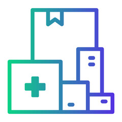 humanitarian Line Gradient Icon