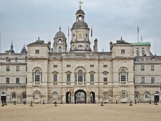 Fototapeta premium London, United Kingdom - October 11, 2025: Horse Guards viewed from Horse Guards Parade and St James's Park