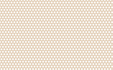 hexagon pattern. Seamless background. Abstract honeycomb background in grey color. Vector illustration