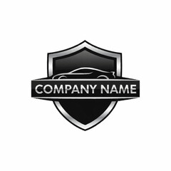 Modern Car Company Logo Shield Emblem.