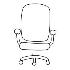 Hand Drawn Office Chair Element