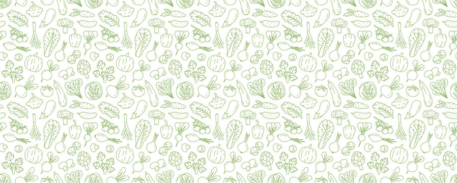vegetables green background