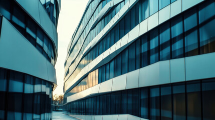 Fototapeta premium Close-Up Of Modern Office Buildings