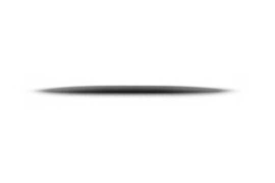 Separator line with realistic shadow effect, graphic element for design and interface, transparent background